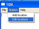 TQSL Edit Locations