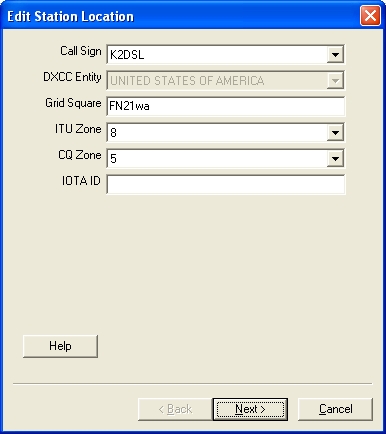 Edit Station Location 1